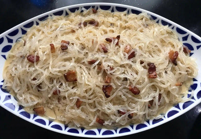 Pasta Konjac a la Carbonara