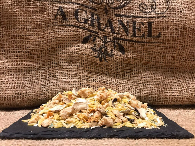 Pasta con Setas Vegana a Granel en Madrid